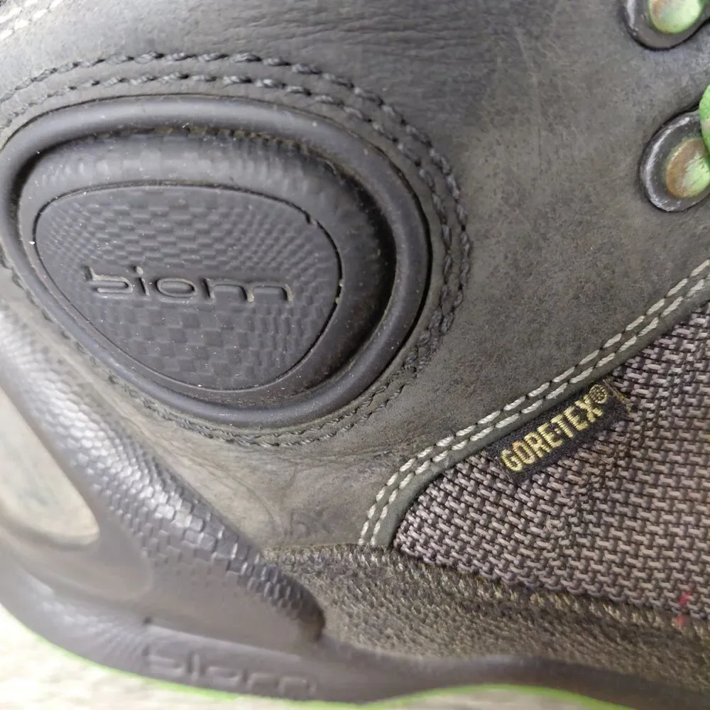 ECCO Boots Men 10 Gray BIOM Terrain GTX Gore-Tex Waterproof Outdoor Hiking Ankle